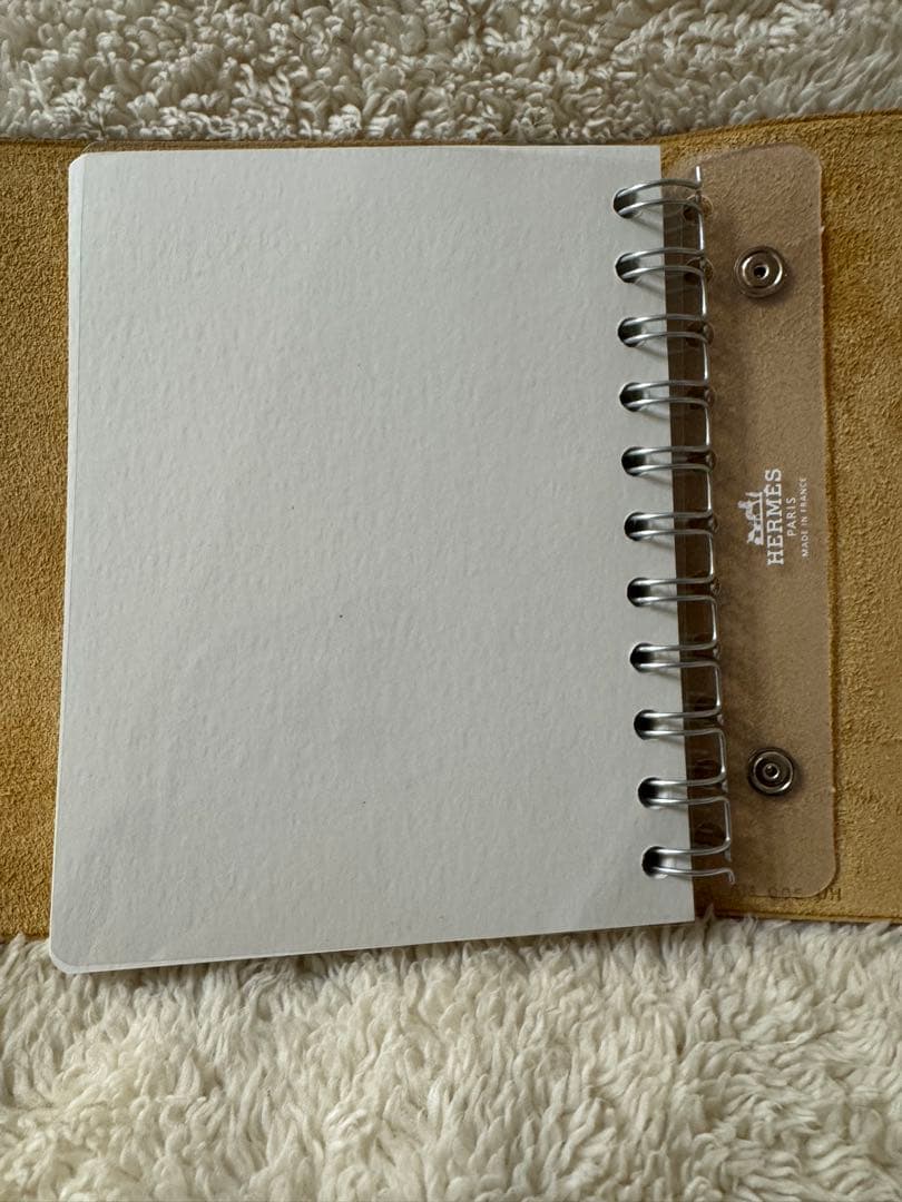 エルメス　手帳ユリス　PM リフィル　無地