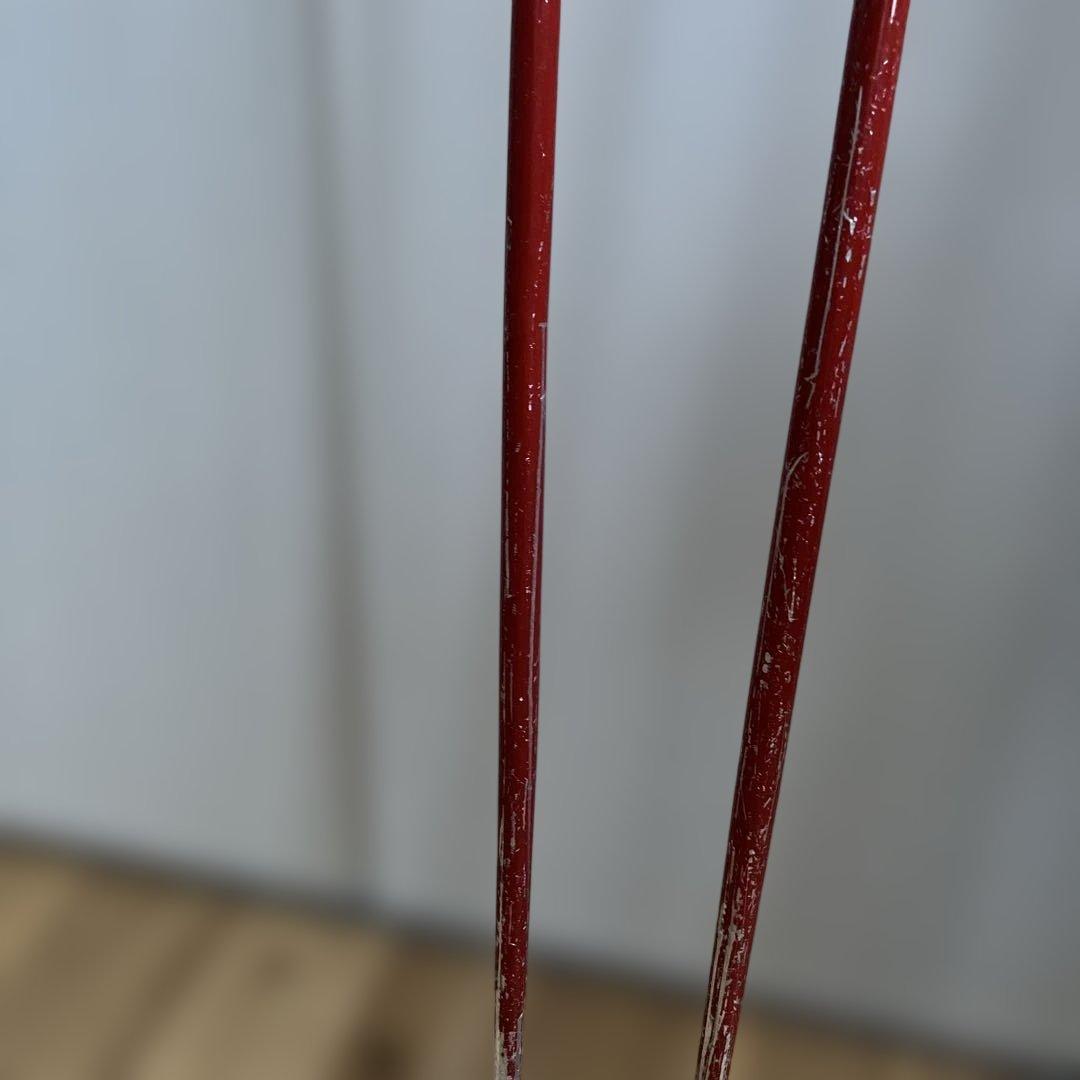 ATOMIC スキー赤140cm ブーツ黒25cm 4点セット