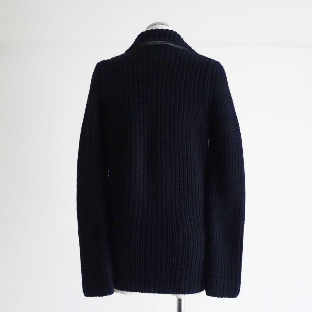 Roberto Collina ローゲージニットジャケット　ネイビー　イタリア製