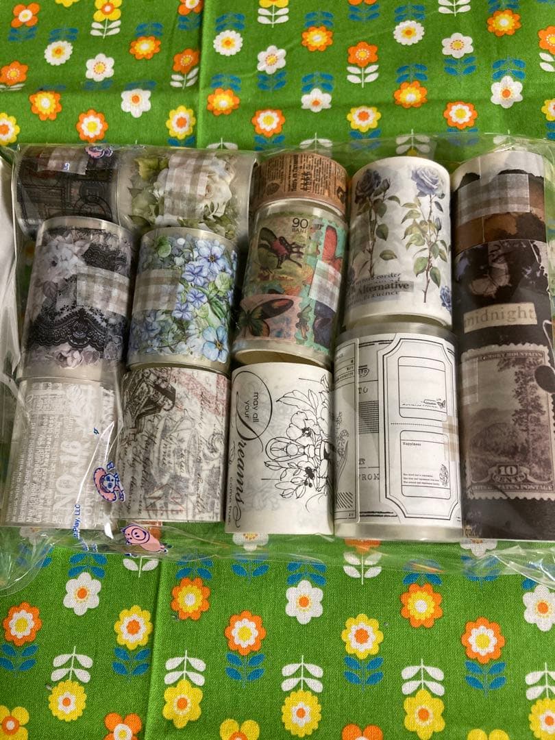 ヴィンテージ コラージュ素材 紙もの詰め合わせセット