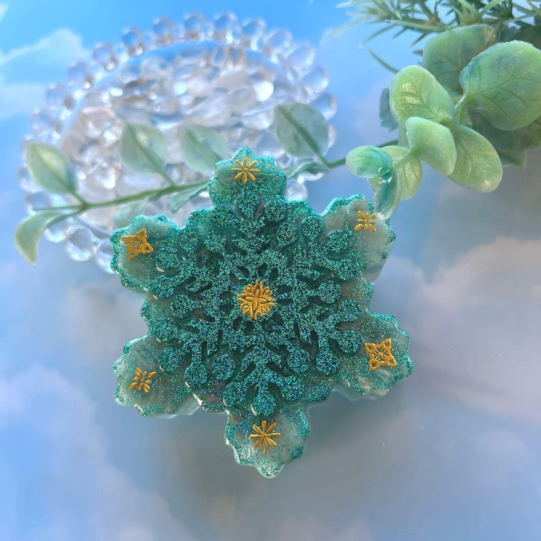 つねりん　雪の結晶　9点