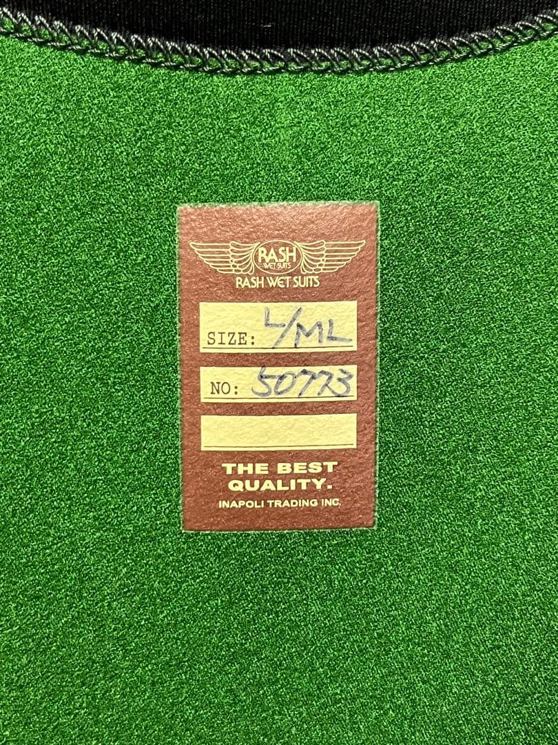 ★新品132,000円★メンズL/MLラッシュRASHウェットスーツ　セミドライ