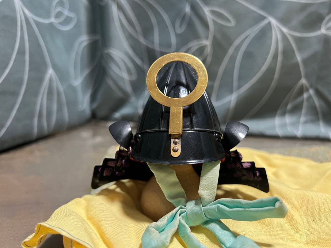 甲冑師 加藤一冑 椎像蛇の目前立兜 小堀遠州 戦国武将 兜 置物