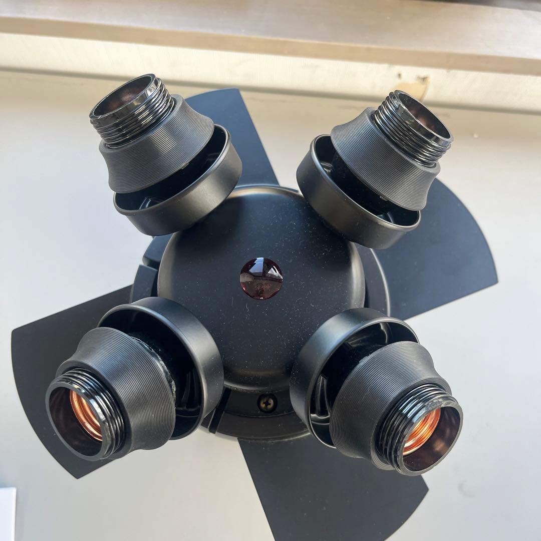 シーリングファン ブラック　JAVAlO ELF JE-CF003-BK