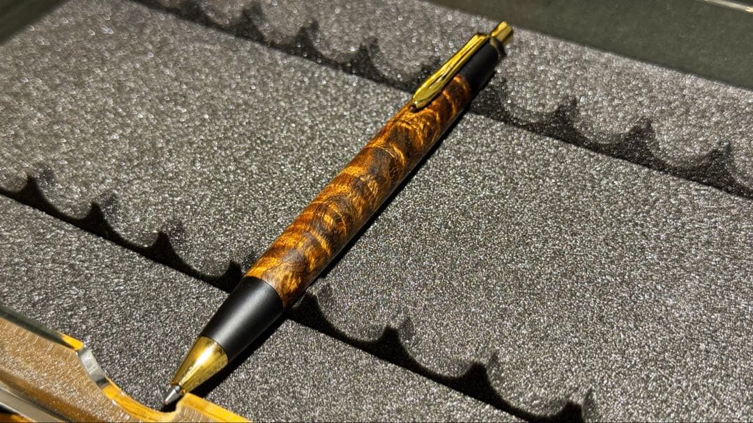 野原工芸 旧型 シャーペン ハワイアンコア ダークカーリー 軸のみ