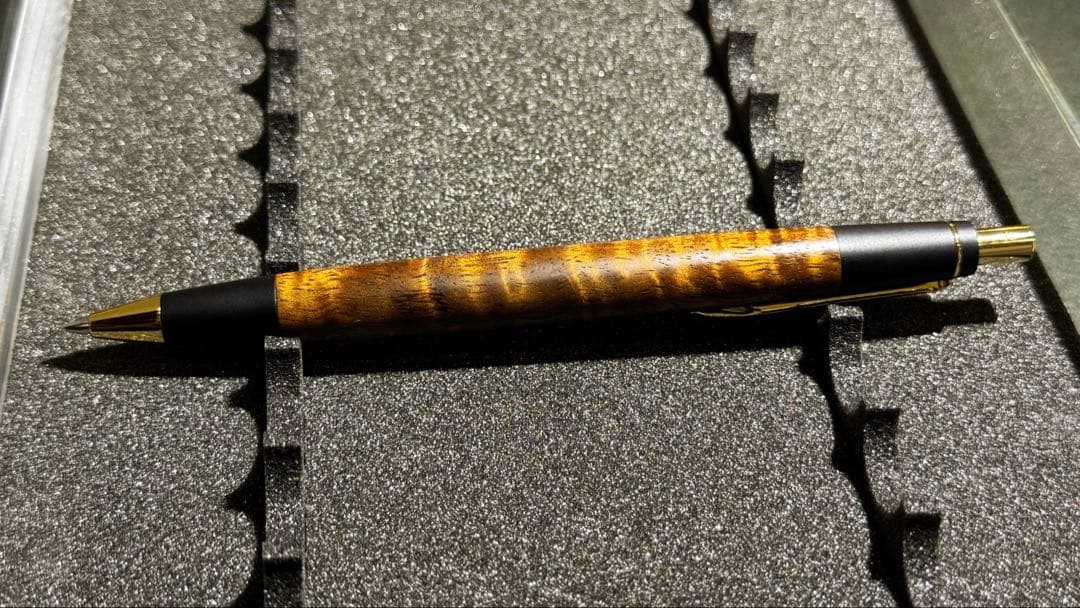 野原工芸 旧型 シャーペン ハワイアンコア ダークカーリー 軸のみ