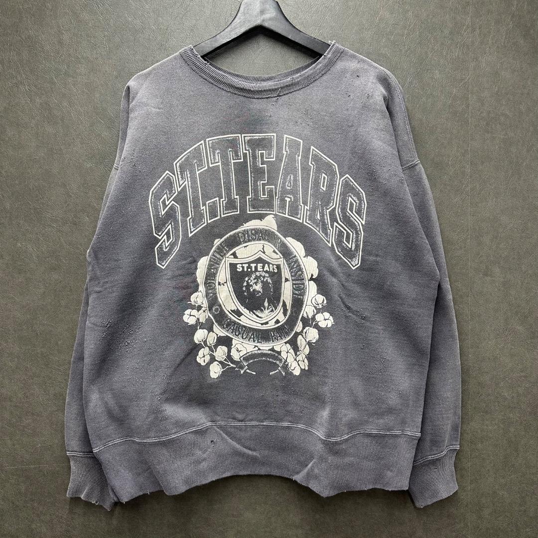 トップス SAINT Mxxxxxx DENIM TEARS SWEAT ST.TEARS