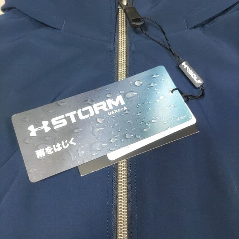 UNDER ARMOUR GOLF.ウインドジャケット.ネイビー.LGサイズ.