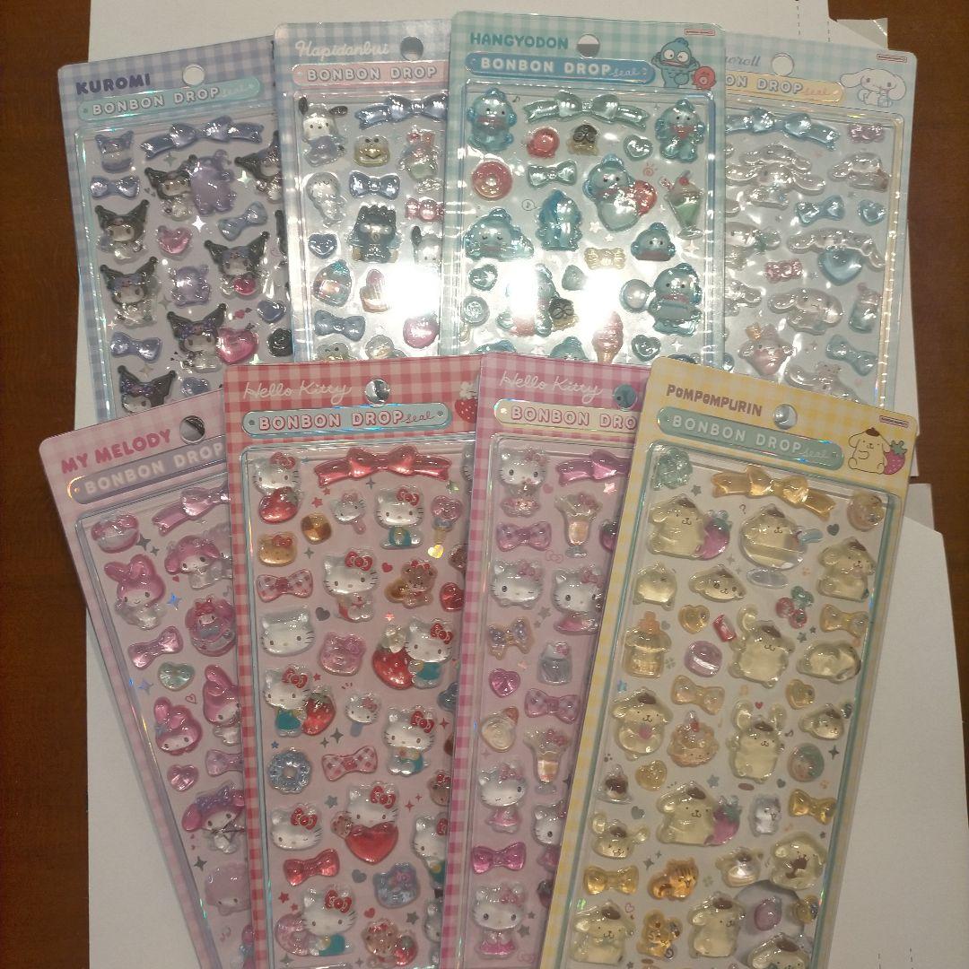 ボンボンドロップシール サンリオ 第2弾　8種