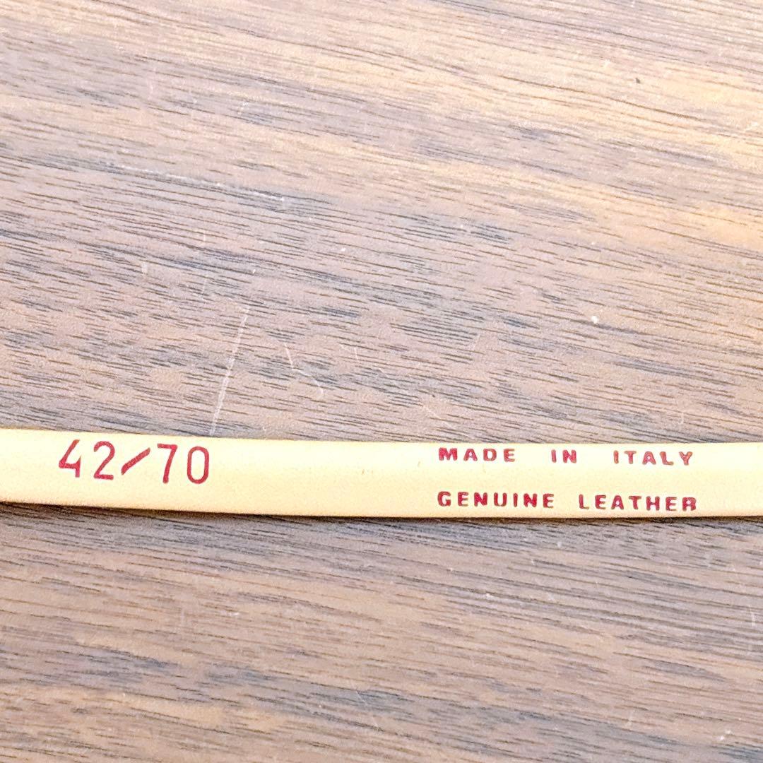 箱付き 美品 LOEWE ロエベ モネデロフランジ レザーベルト イタリア製