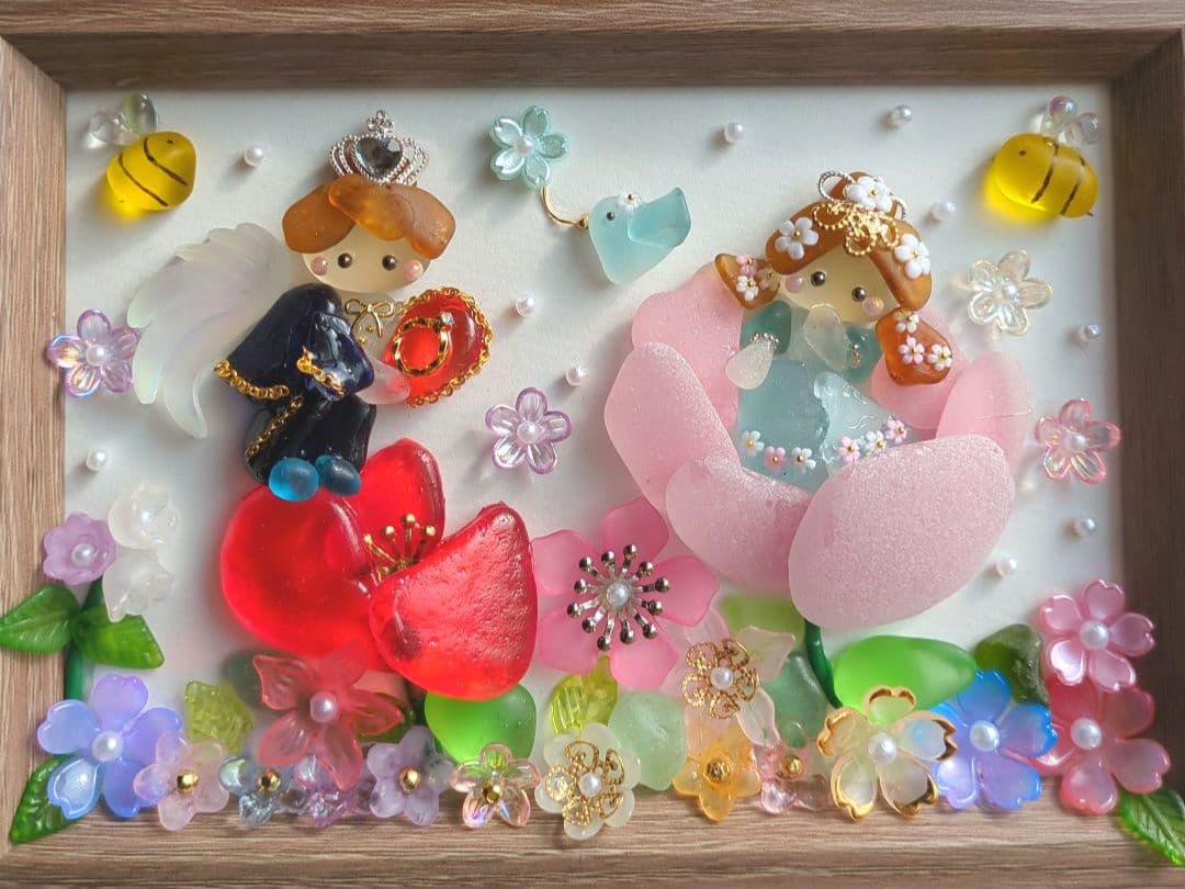 シーグラスアート　たかりん様ご確認用