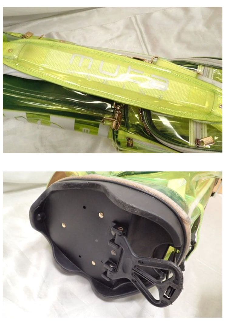 muta marine クリアイエロー キャディバッグ
