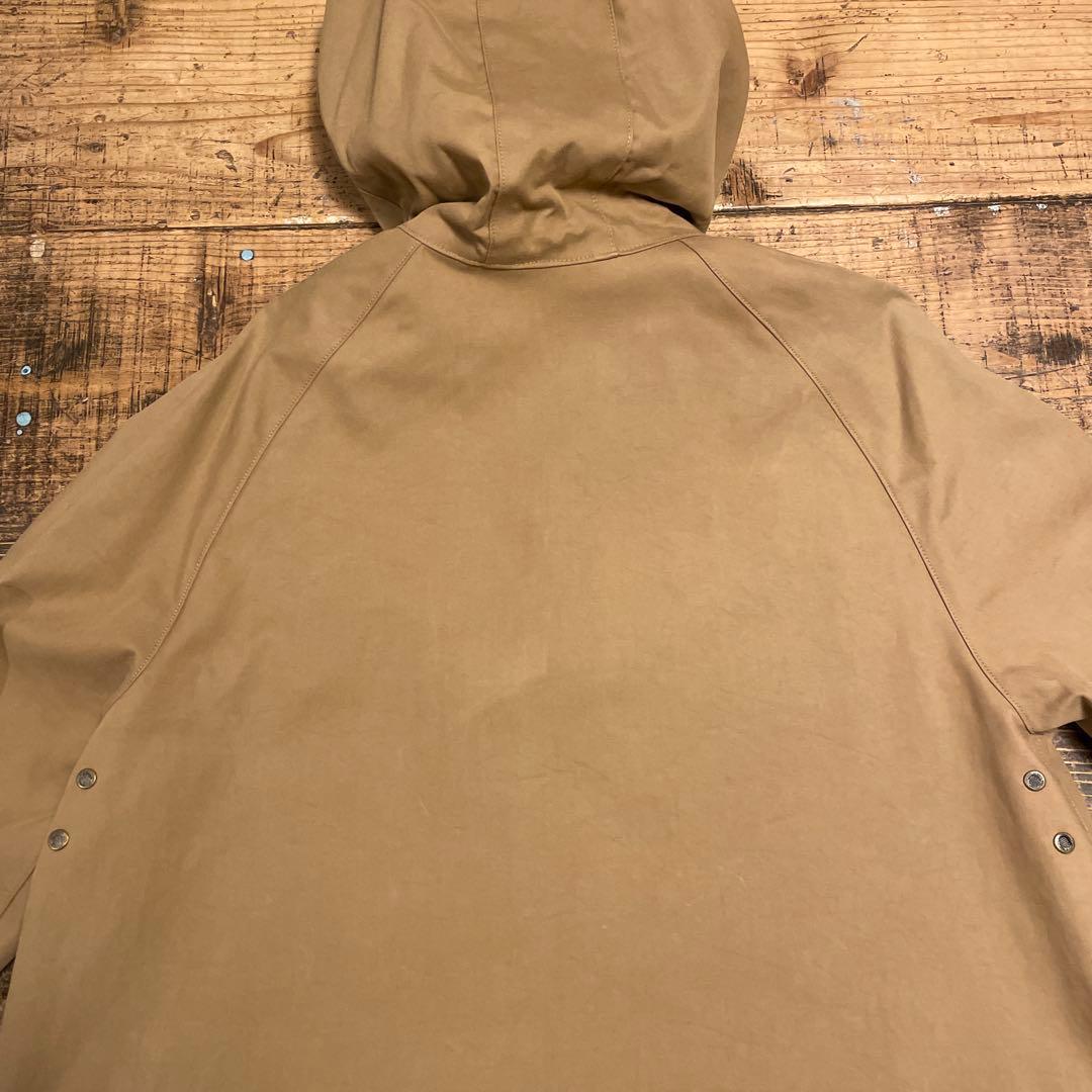 フランシスキャンペリ　フードコート　マッキントッシュ　ゴム引き　フーデッドコート