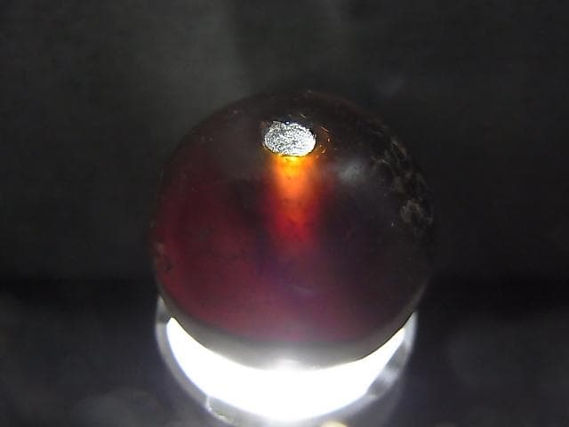 ★K2501★アンティーク　白帯　19ミリ　丸ビーズ　護符アミュレット　薬師玉