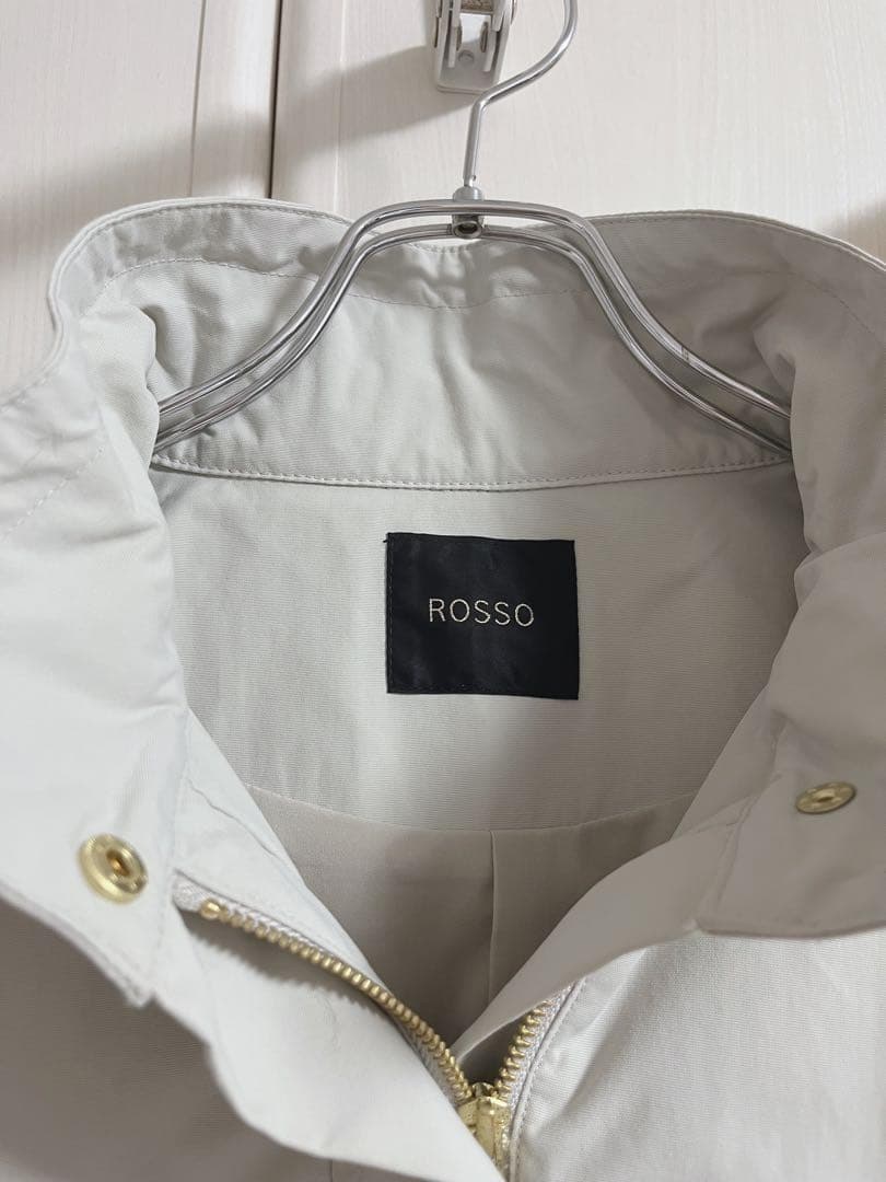 yosk123　微光沢ウエストギャザー2WAYフードコート定価2.2万円