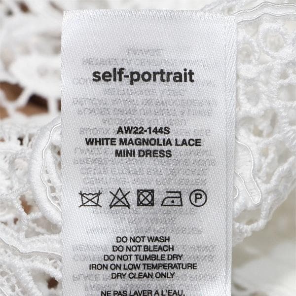 p*u様 セルフポートレイト ワンピース マグノリアレース 白 UK8 未使用