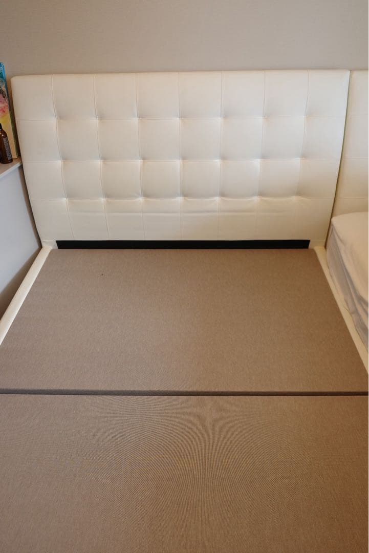 美品✨フランスベッド アシュフォード ダブル ホワイト／ホテルライク 高級ベッド