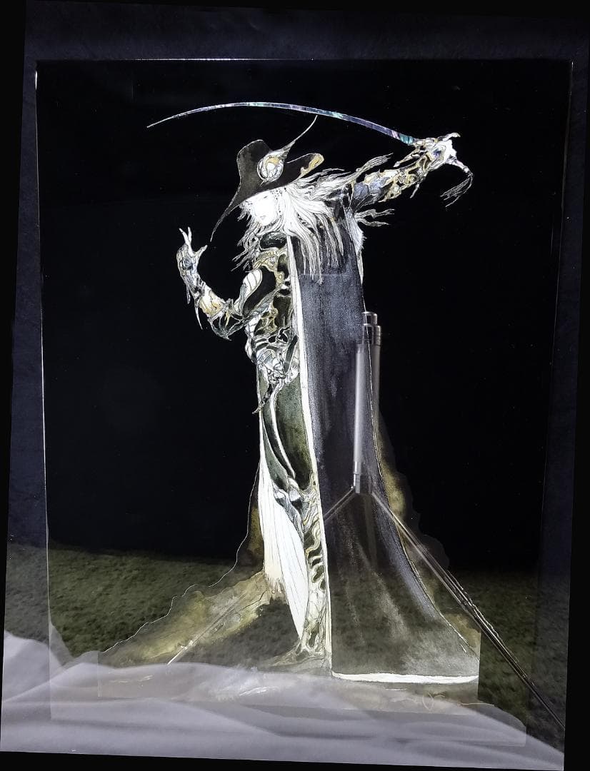 #天野喜孝 #漆セミオーダー #黒衣の剣士 #サイン #アールビバン #証明書付