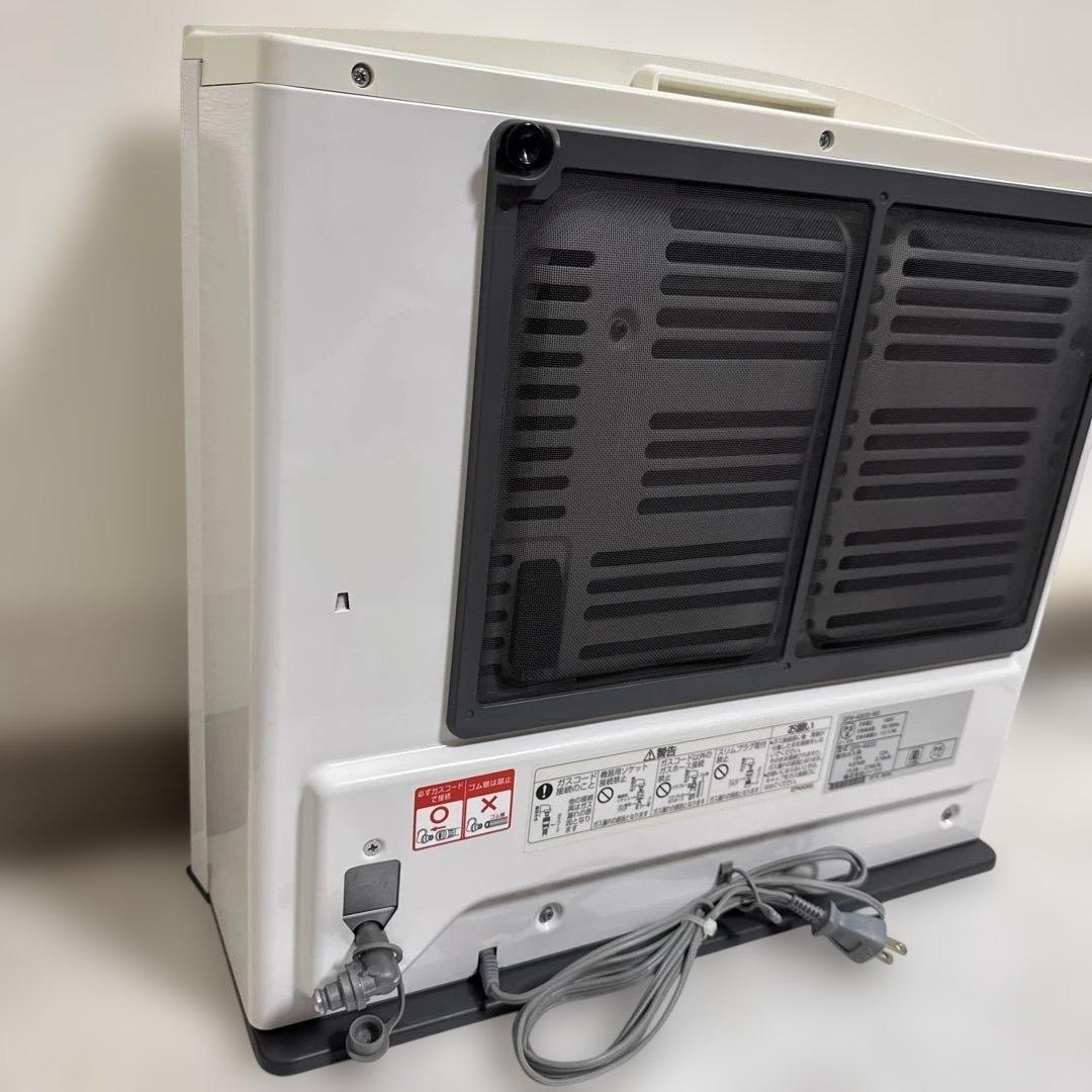 送料込 NORITZ ノーリツ　ガスファンヒーター 強化ホース付き　都市ガス用