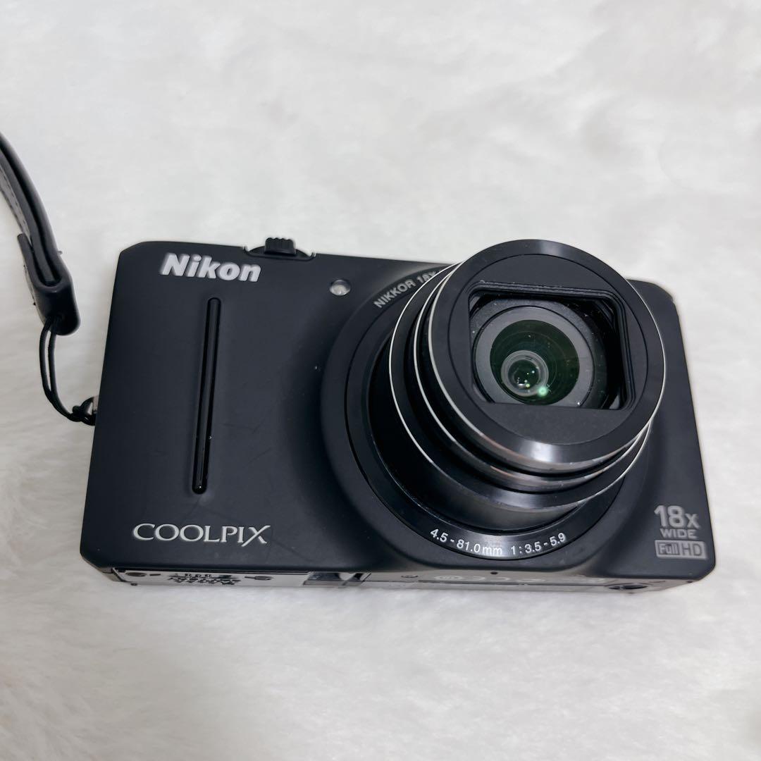 美品 Nikon COOLPIX S9300 コンデジ 付属品完備＋専用ケース付