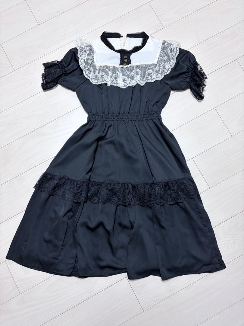 【ミホマツダ】 半袖ワンピース