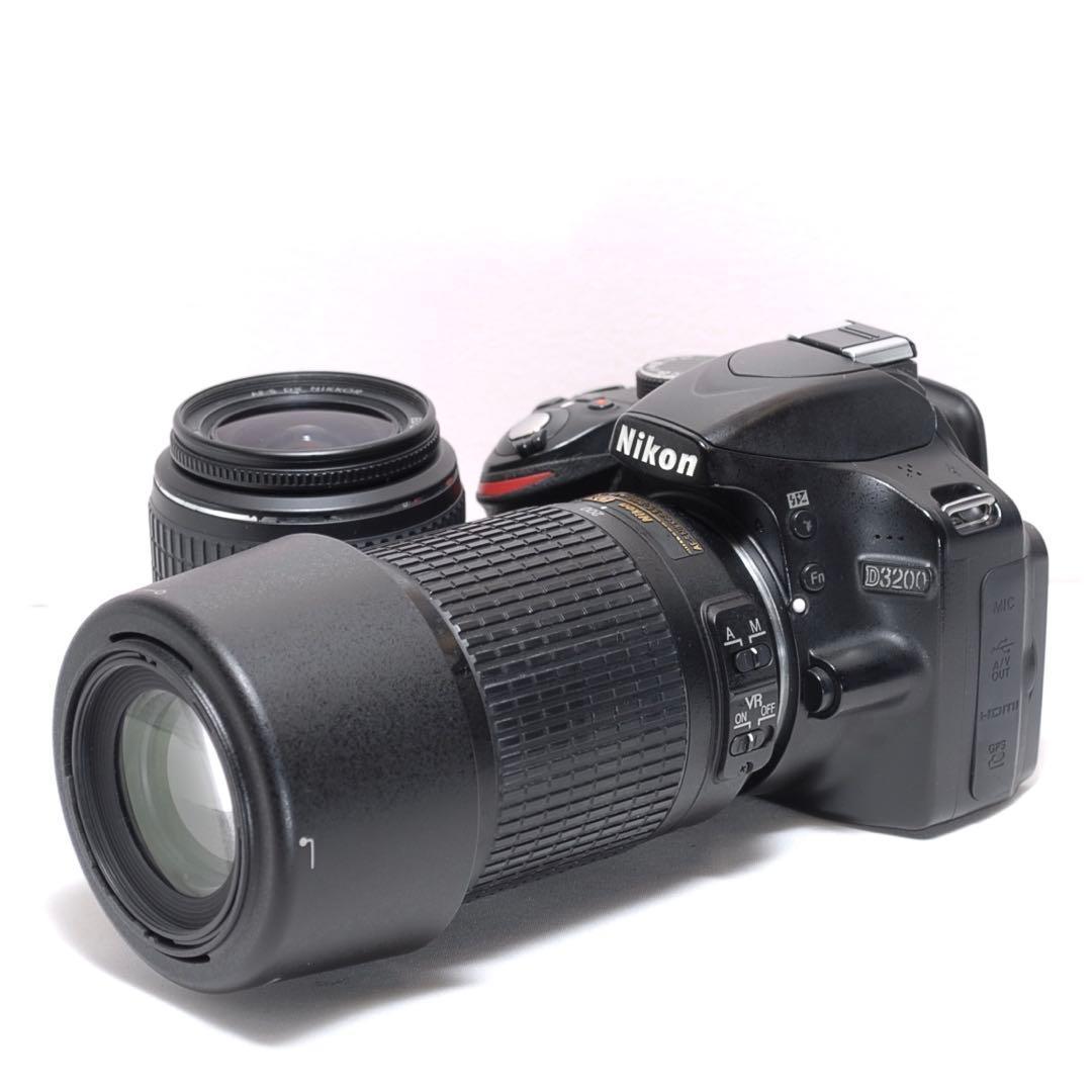 ✨スポーツ観戦におすすめ✨Nikon D3200✨ ダブルレンズ✨望遠レンズ