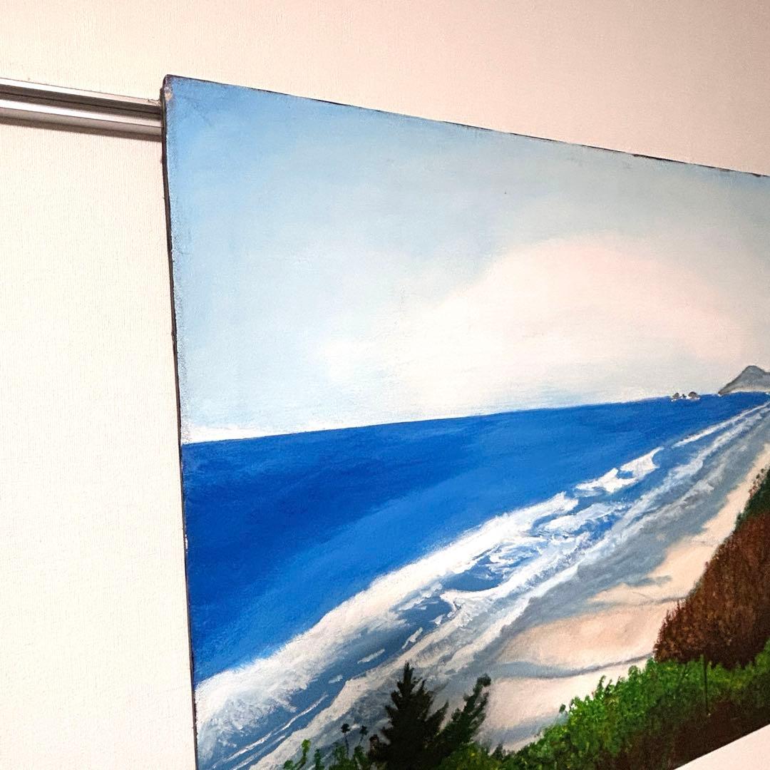 海の風景 アクリル画