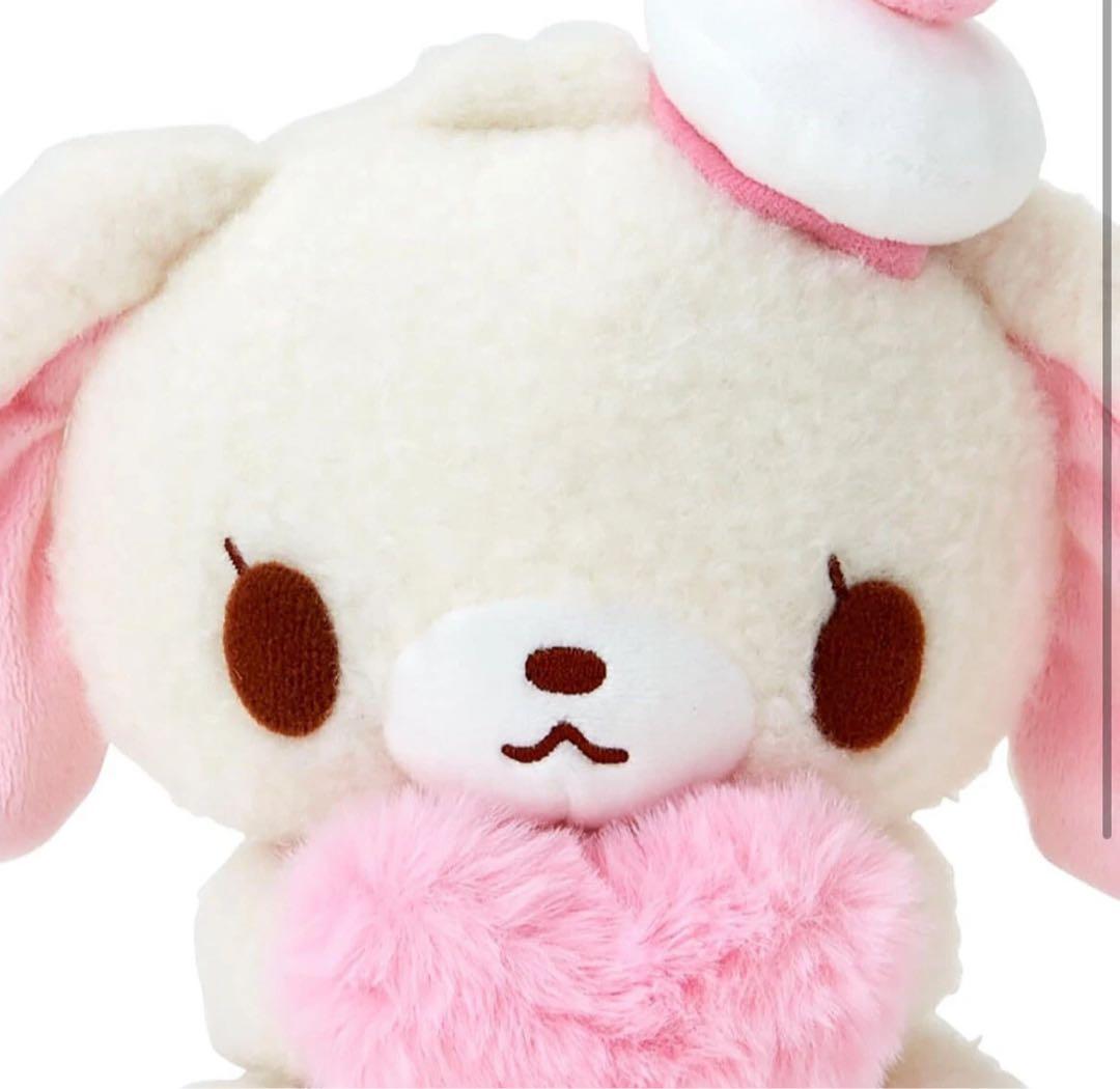 【新品タグ付き】シュガーバニーズ ぬいぐるみ ふわふわハート くろうさ&しろうさ