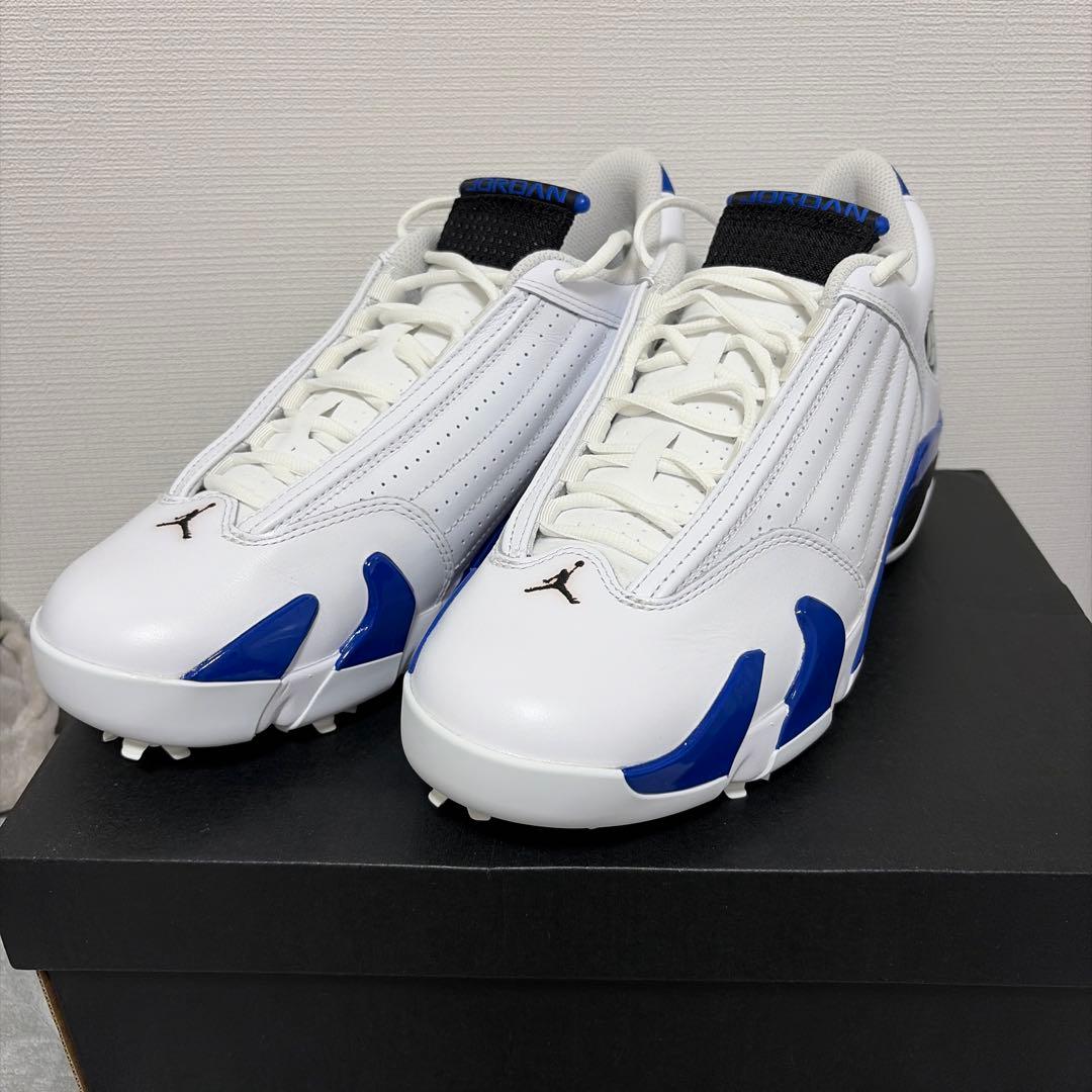 Jordan Air Jordan 14 ホワイト/ブルー　ゴルフシューズ