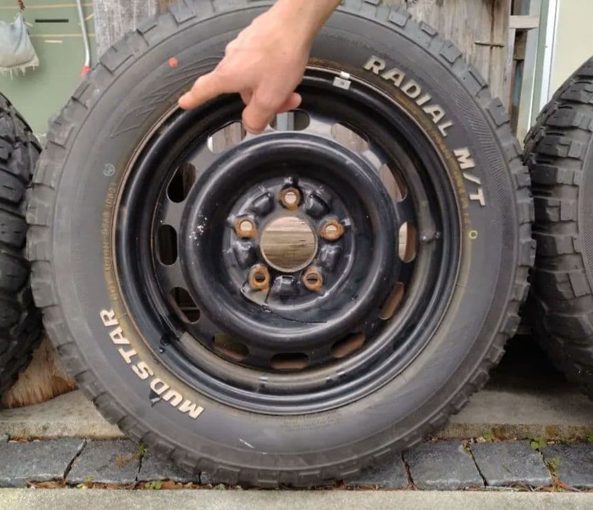 Mudstar 15インチ マッドM/Tタイヤ 4本セット