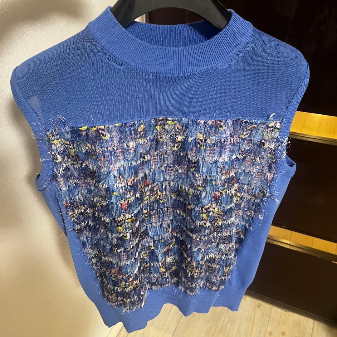 新品☆ANAYI フランジャプリントセットアップ/セオリー、23区、セルフォード