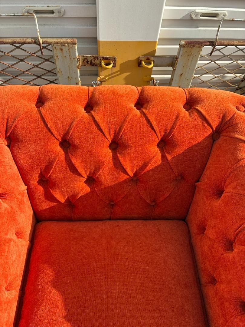 引取限定【美品】VINCENT ヴィンセント アンティーク調 1人掛けソファ