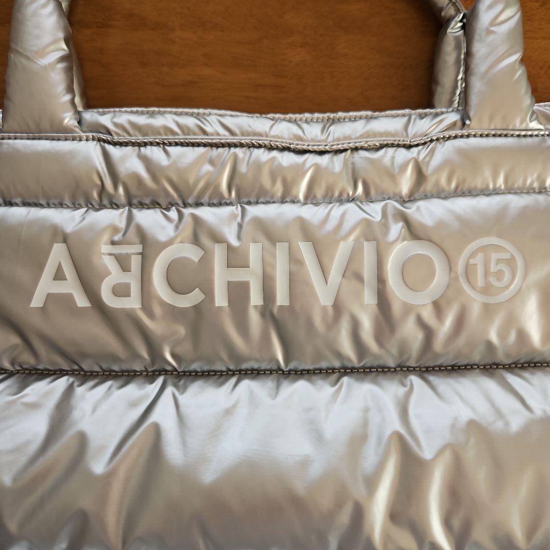 アルチビオARCHIVIO シルバー ボストンバッグ 15周年記念