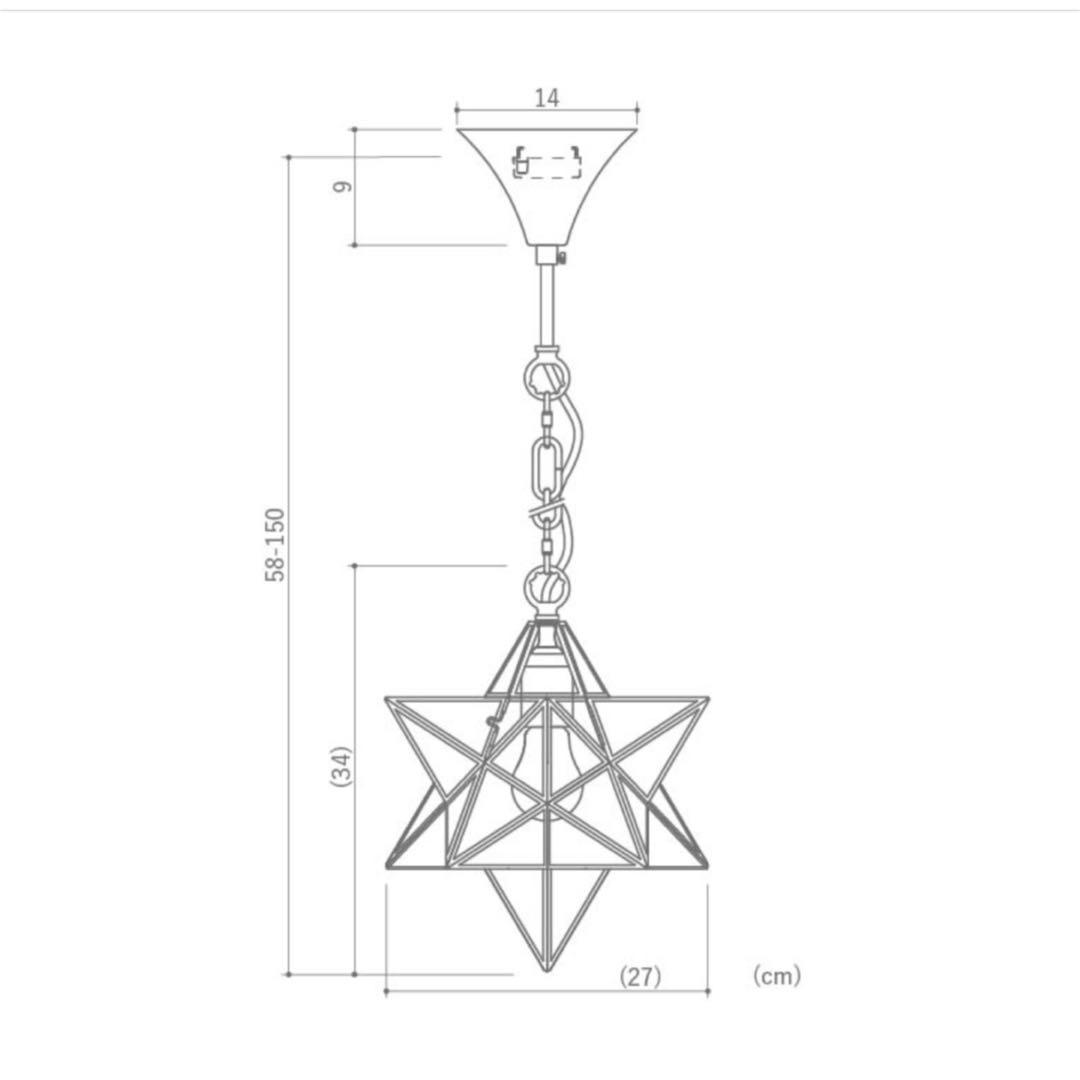 【正規品】DI CLASSE Etoile エトワール ペンダントライト　クリア