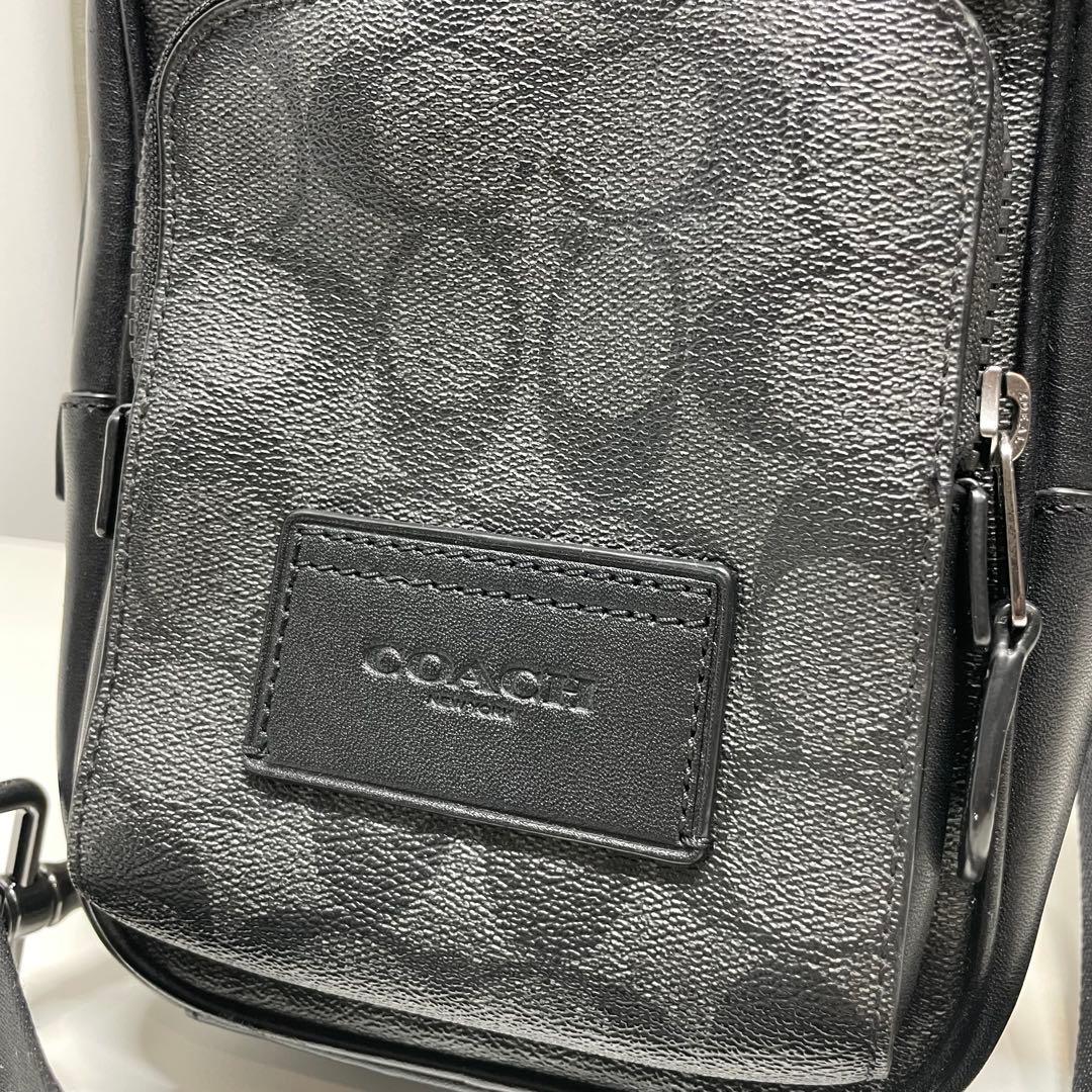 L*4様 COACH PVC ボディバッグ　ブラック