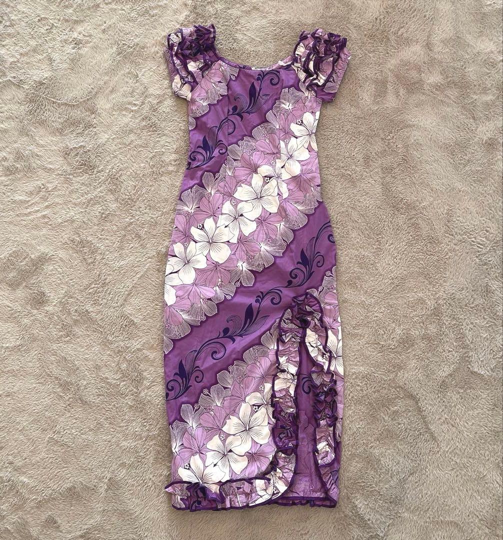  Creations♡ムームー フラドレス フラダンス衣装 S