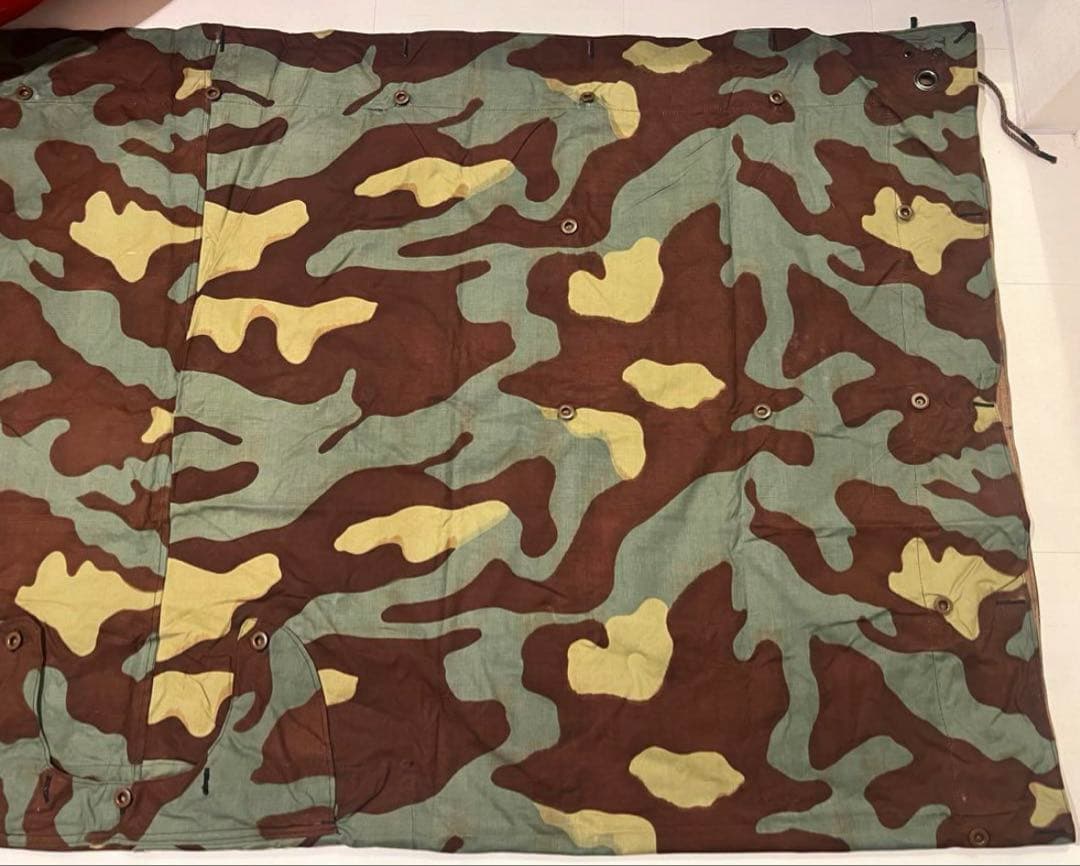 【最終値下】イタリア軍幕　サンマルコ迷彩　ポンチョテント　3枚セット