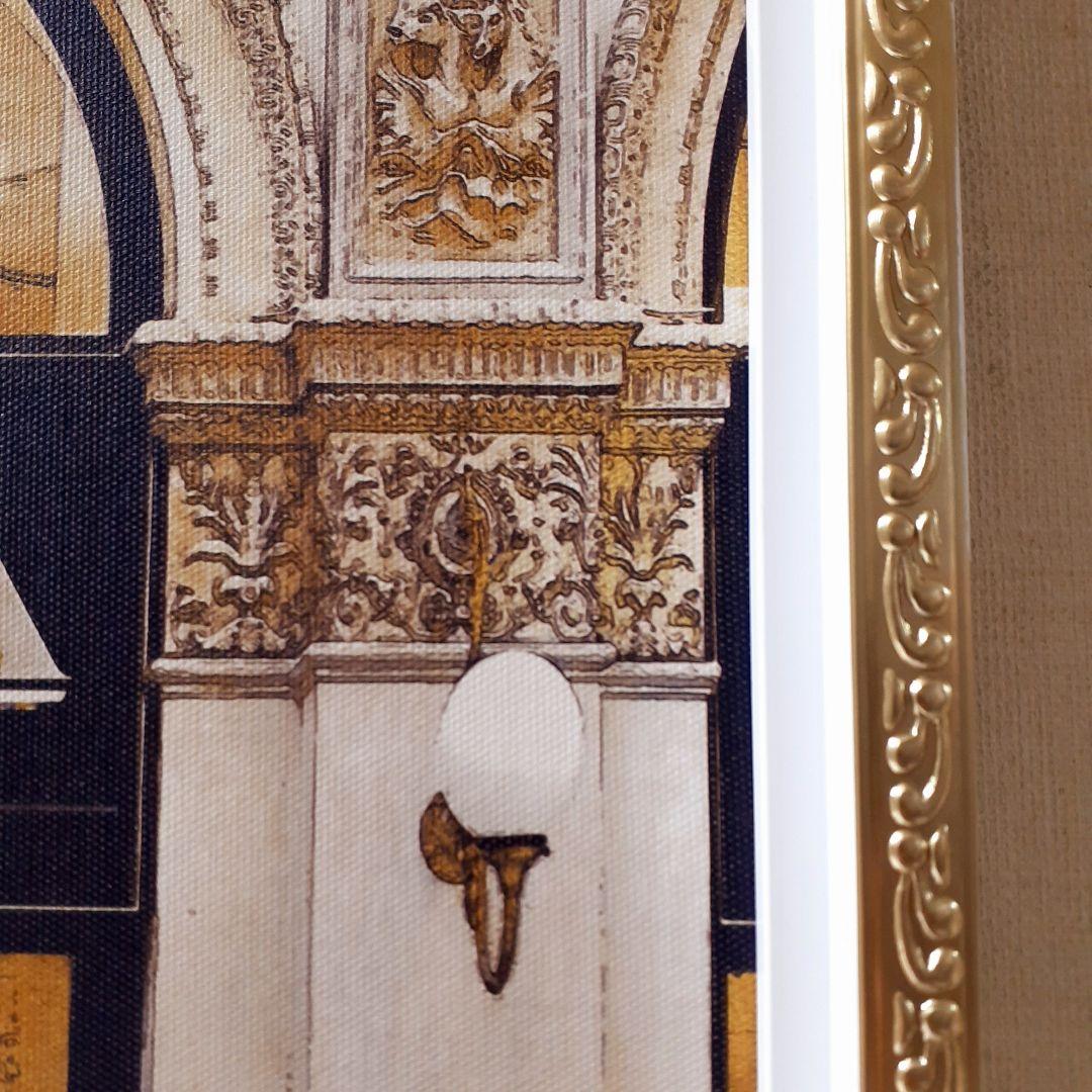 輸入雑貨　オマージュキャンバスアートパネル　『PRADA』　エントランス