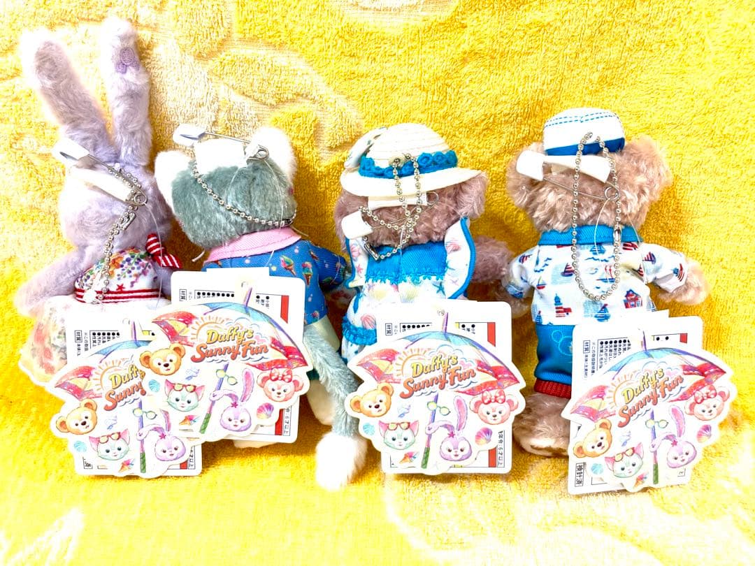 ♡ダッフィー＆フレンズ♡ぬいぐるみバッヂ♡サニーファン♡2019年♡