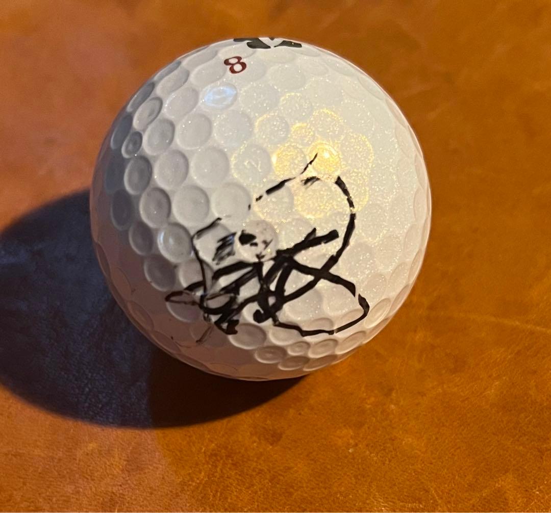 原英莉花選手　実使用球ネームボール　直筆サイン