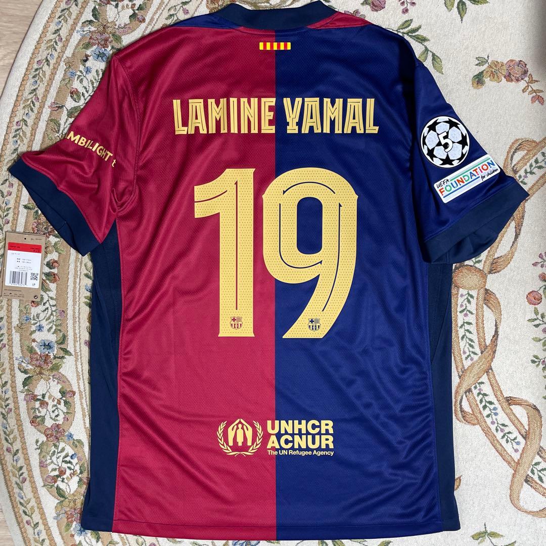 【新品タグ付正規品】バルセロナ 24-25 ラミンヤマル ユニフォーム レプリカ