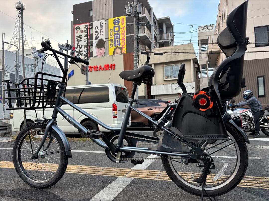 中古　非電動　20㌅タケダ　後ろ子乗せ付き