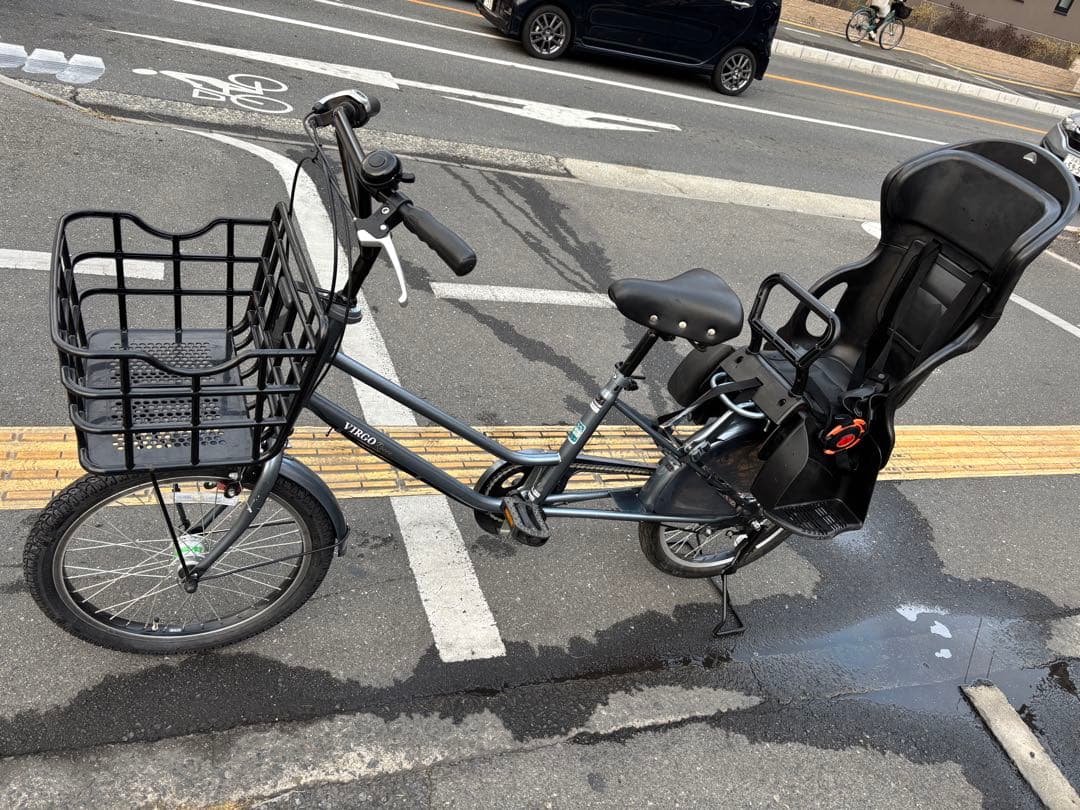 中古　非電動　20㌅タケダ　後ろ子乗せ付き