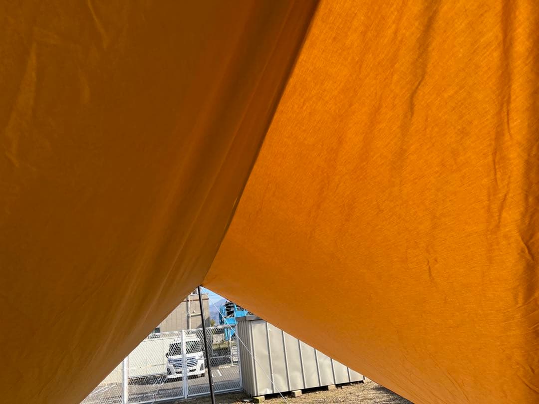 テンマクデザイン　ムササビウィング 13ft TC 焚き火バージョン タープ