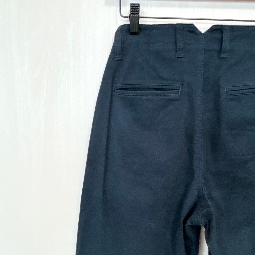 【新品】searoomlynn クラッシュチノパンツ　ネイビー