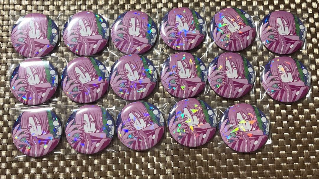 桃源暗鬼 印南幽 トレーディングホログラム缶バッジ 17点