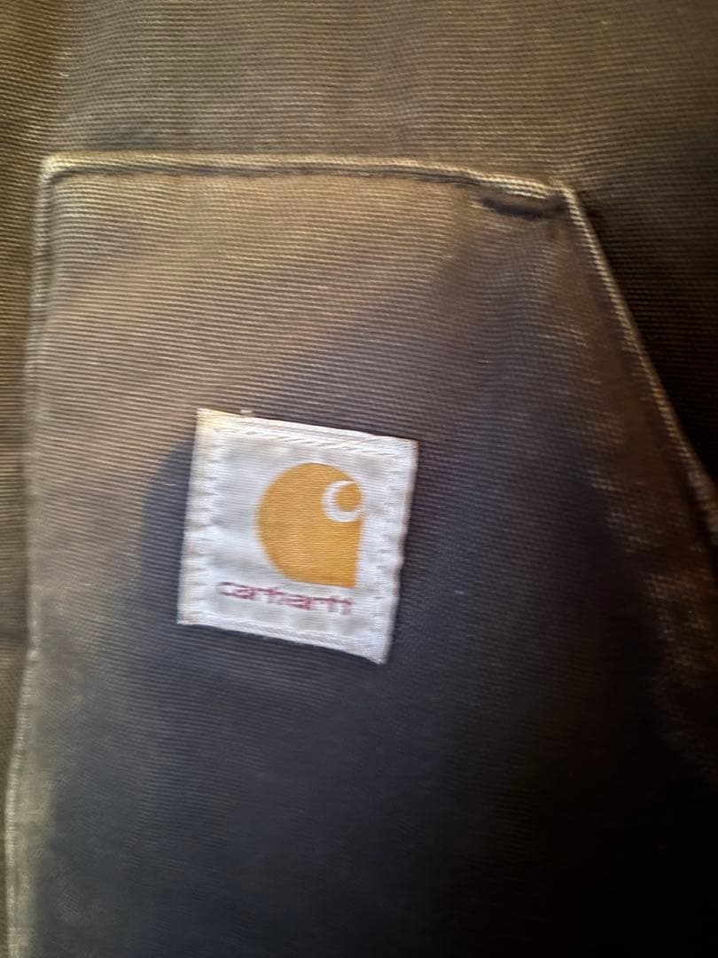 古着 USA製 カーハート ダックベスト ジャケット ブラック