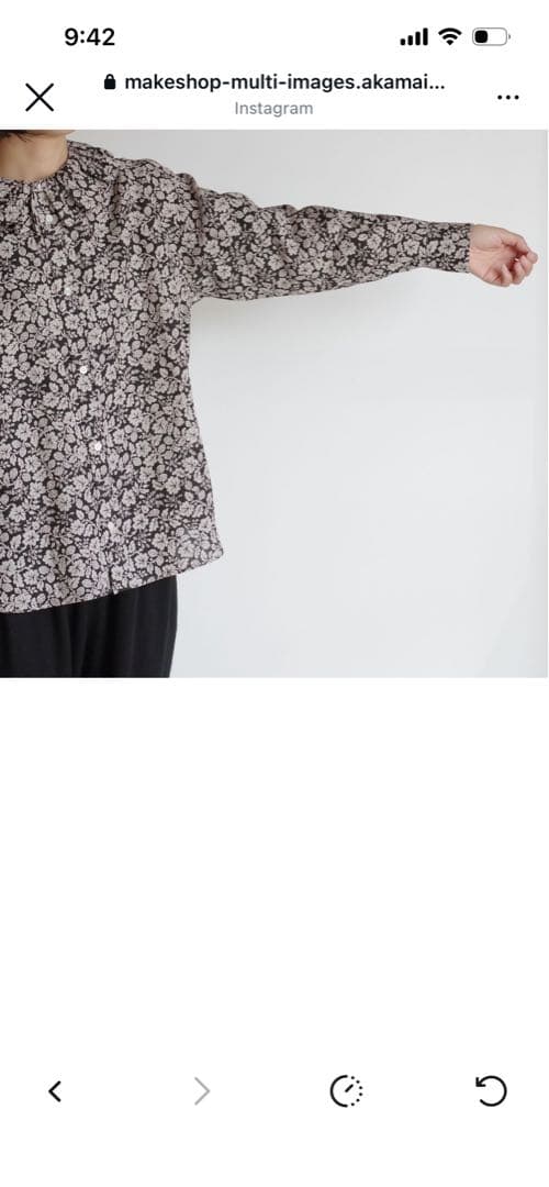 オールドマンズテーラー ワイルドベリー　ラッフルカラーブラウス　新品