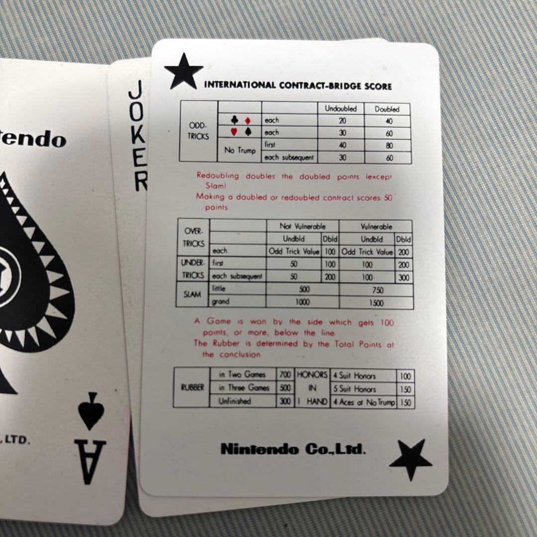 【任天堂 ヴィンテージ トランプ】旧デザイン / 希少