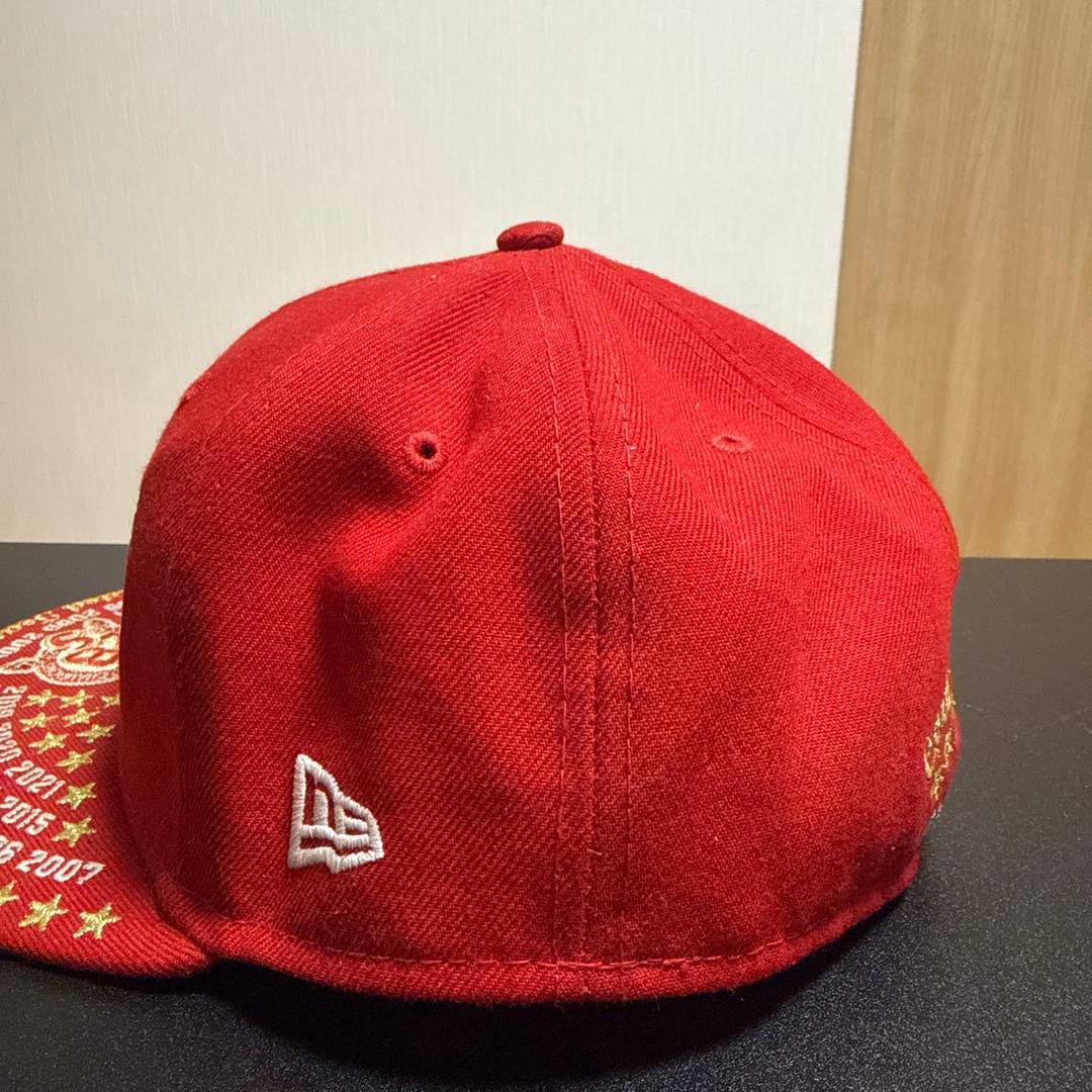 Supreme ニューエラ キャップ レッド